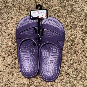 NUUSOL HAILEY MORNING VIOLET SANDALS WOMENS SIZE 7 New American Made USA